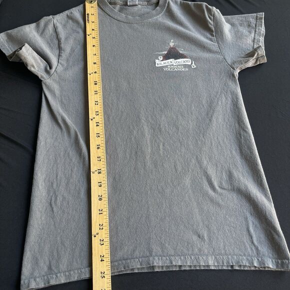 Gildan Kilauea Volcano Shirt Adult Small Gray Hawaiian Graphic Print - Picture 11 of 12